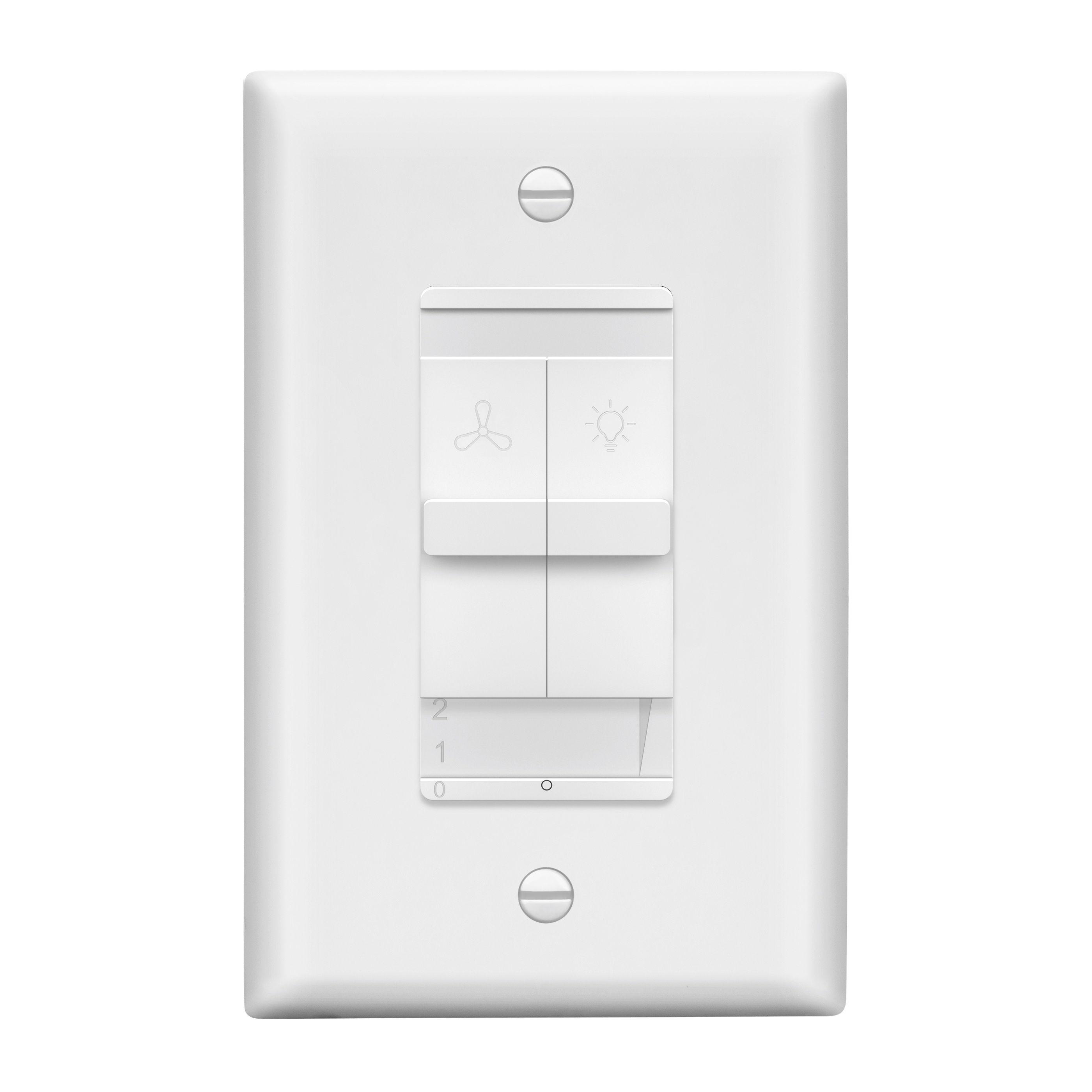 LIDER Combination Light Switch and 3-Speed Fan Control
